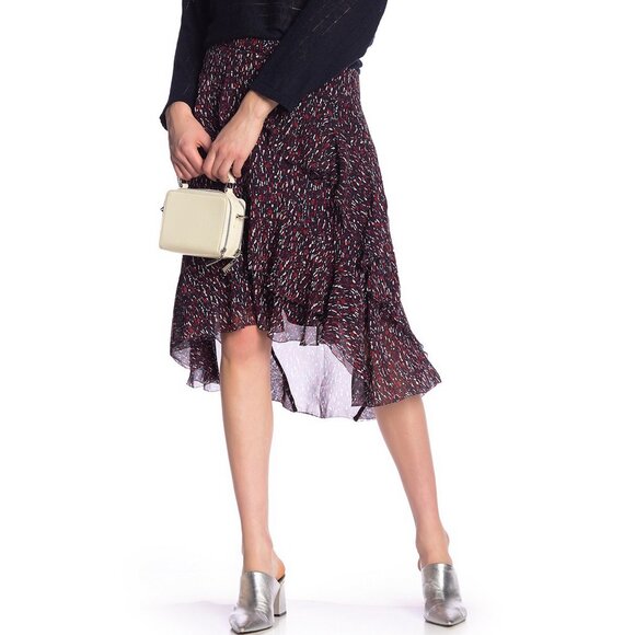 NWT Joie 100% Silk Ruffled Skirt | Flowy for Parties & Events - Picture 2 of 13